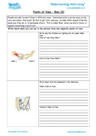 Worksheets for kids - points-of-view-bias-2